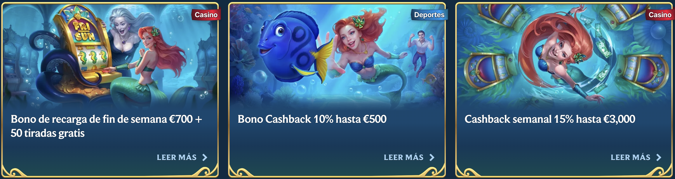 Bonos y Promociones aquawin casino